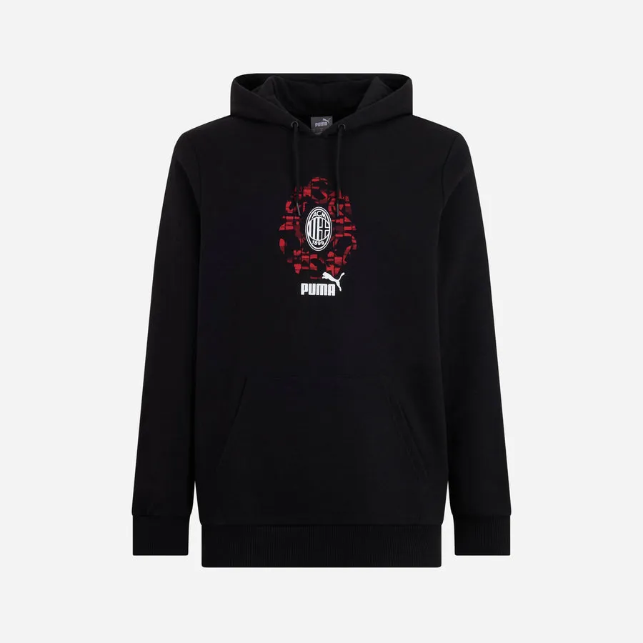 AC MILAN CULTURE COLLECTION BLACK HOODIE