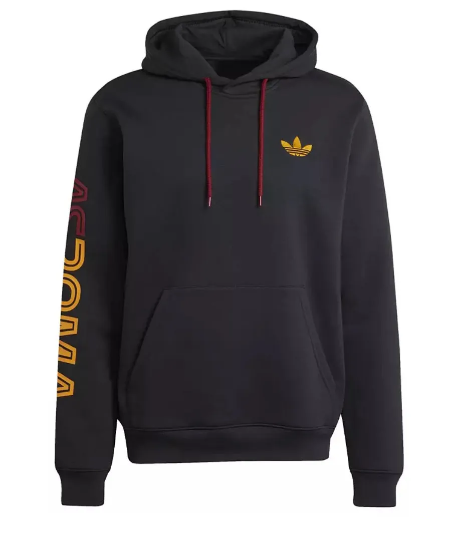 Adidas AS Roma 2024 Black Hoodie