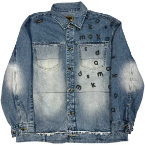 Akademiks Denim Jacket In Blue ( XL )