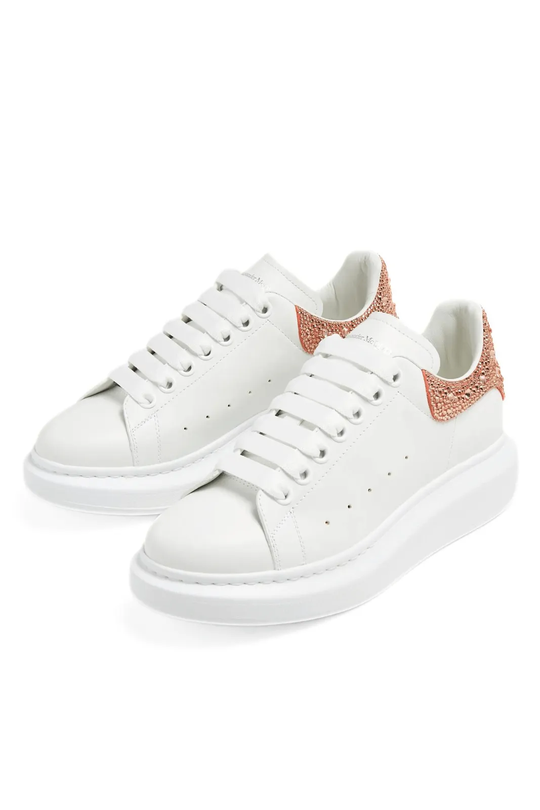 Alexander McQueen Crystal-Embellished Oversized Sneakers