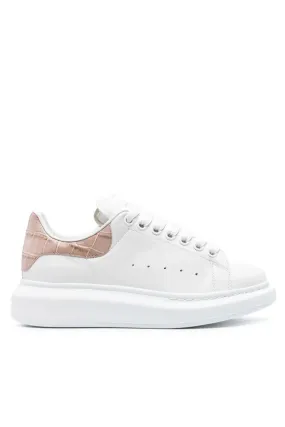 Alexander McQueen Oversized Sneakers Pink Croco