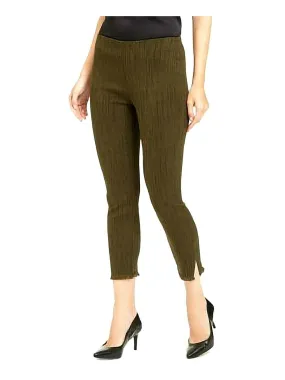 Alfani Women's Fringed Pants Green Size 16 Petite