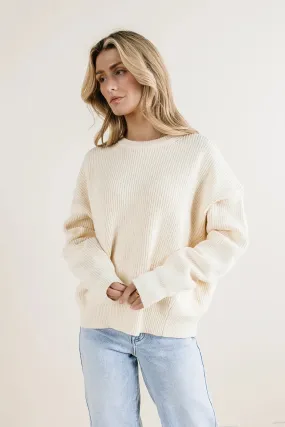 Alyssa Knit Sweater in Ivory