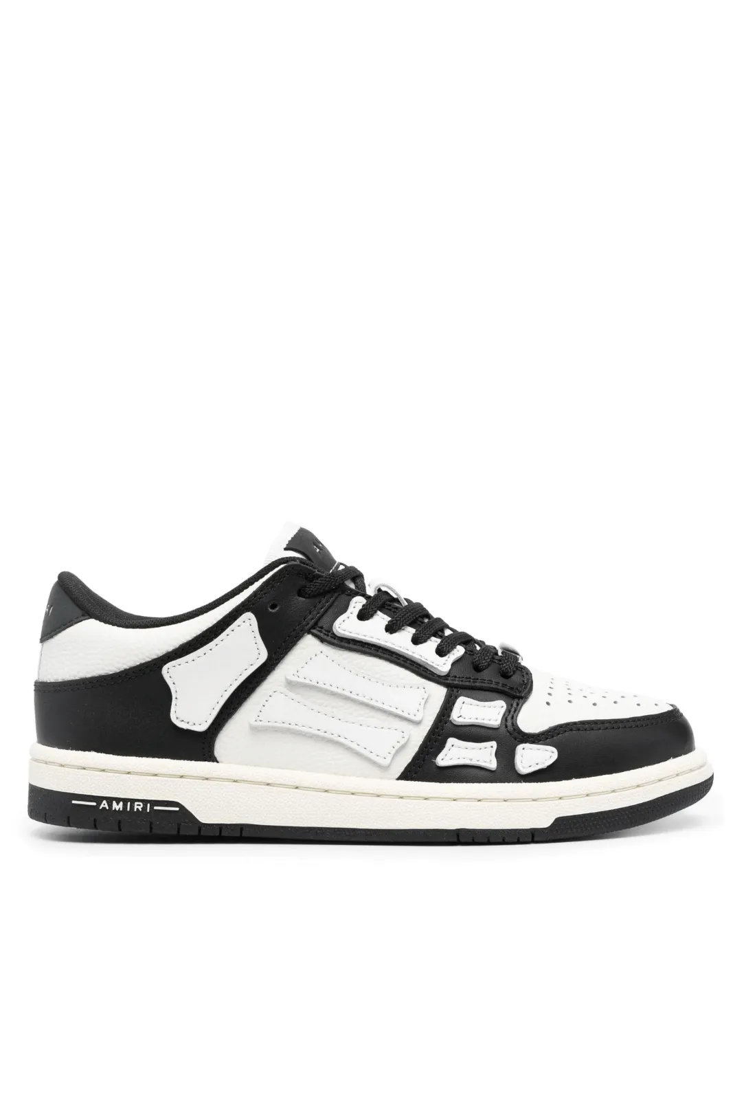 Amiri Skel Top leather sneakers black/white