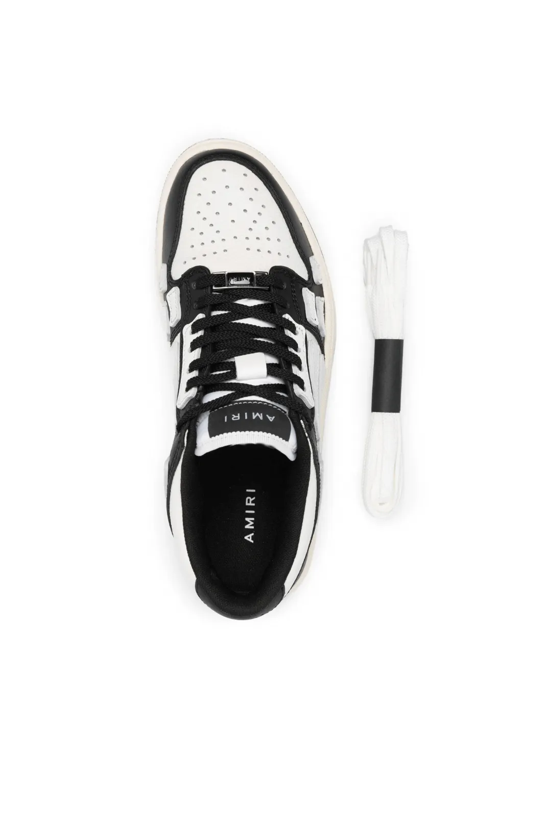 Amiri Skel Top leather sneakers black/white