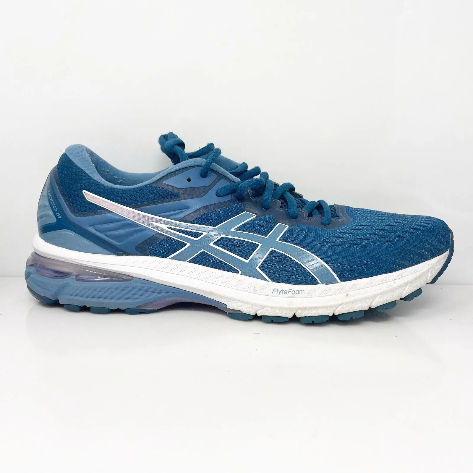 Asics Womens GT 2000 9 1012A863 Blue Running Shoes Sneakers Size 13 N