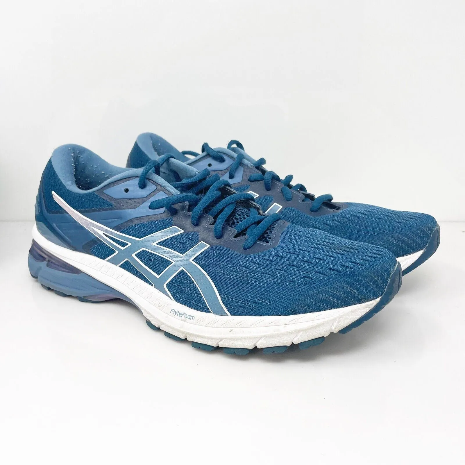 Asics Womens GT 2000 9 1012A863 Blue Running Shoes Sneakers Size 13 N