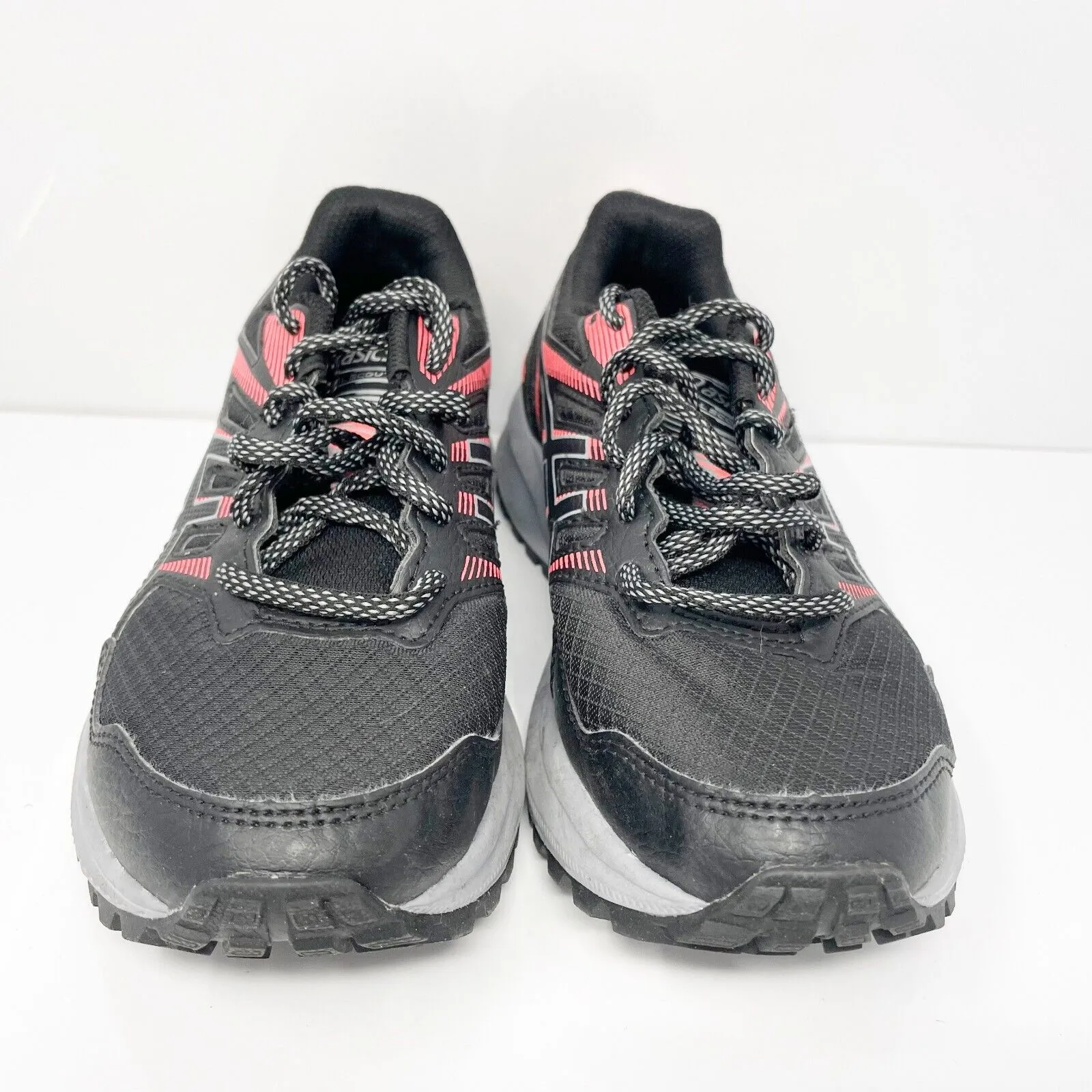 Asics Womens Trail Scout 2 1012B039 Black Running Shoes Sneakers Size 6