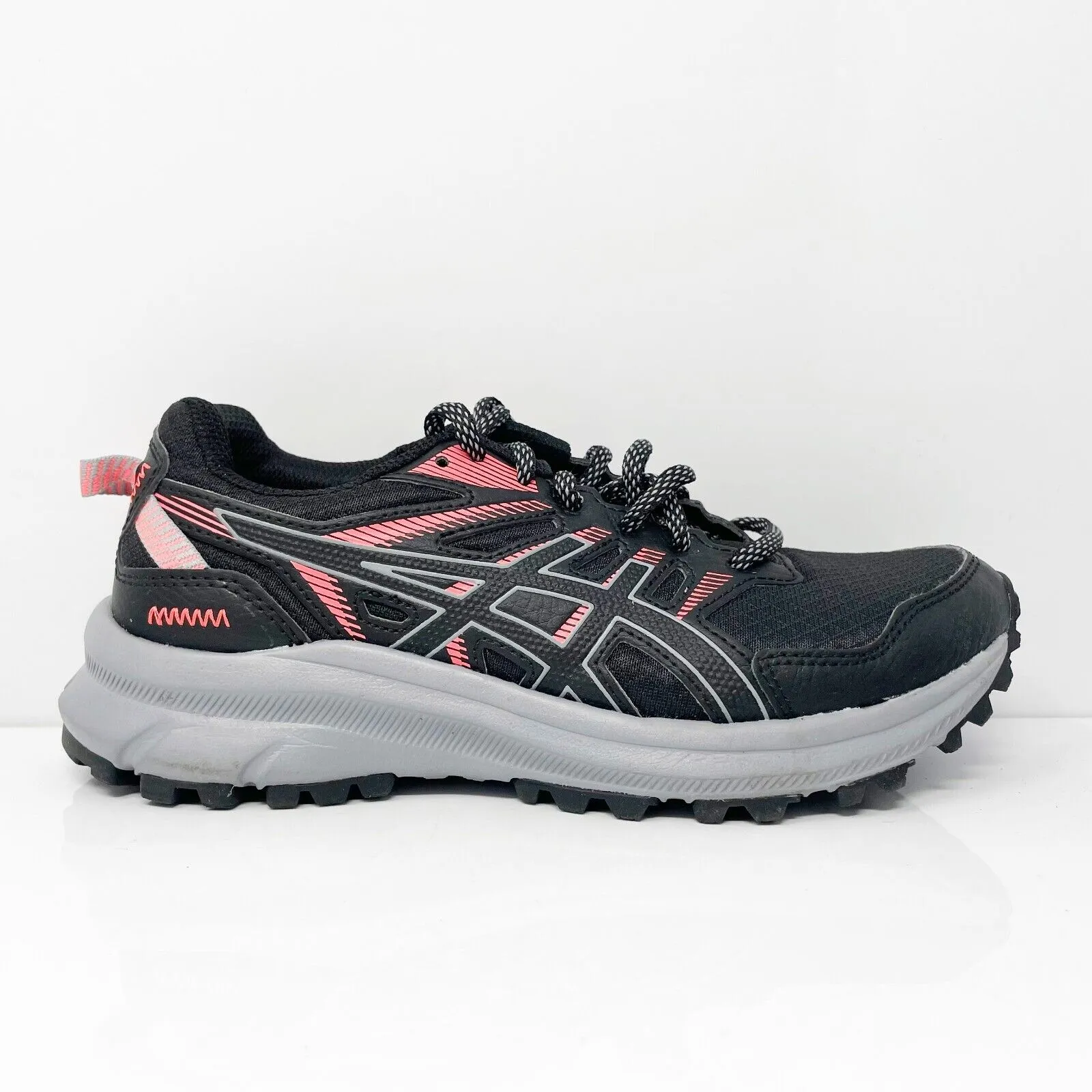 Asics Womens Trail Scout 2 1012B039 Black Running Shoes Sneakers Size 6