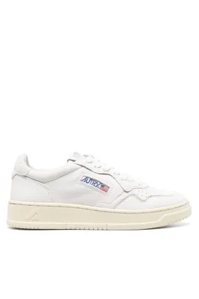 Autry Medalist low-top leather white sneakers