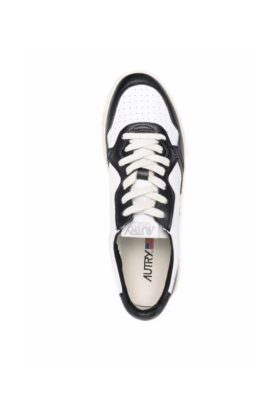 Autry Medalist low-top sneakers White Black