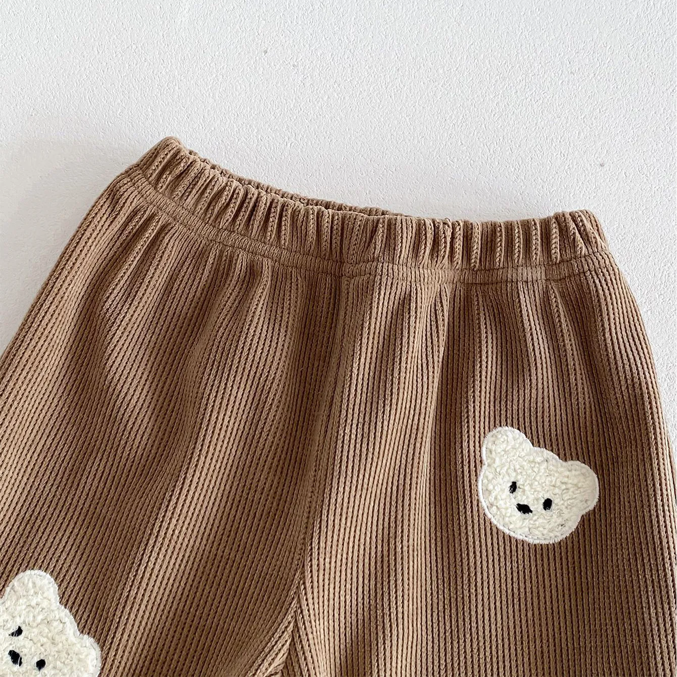 Baby Kid Girls Boys Solid Color Cartoon Pants Wholesale 240111138