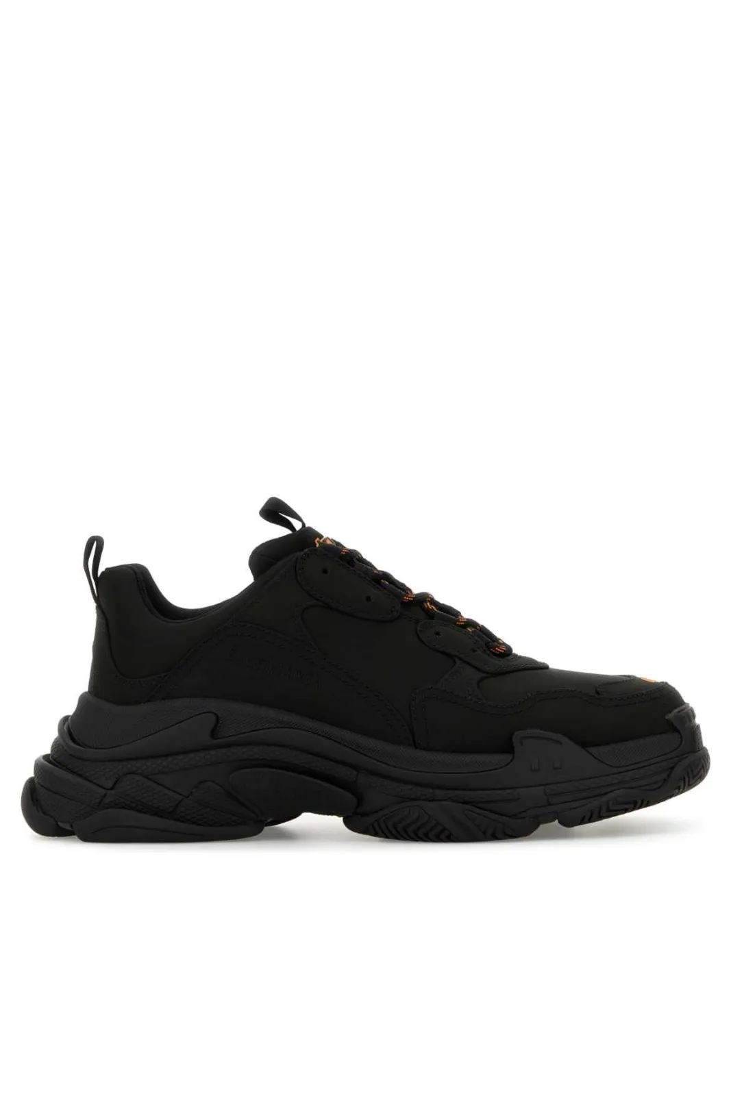 Balenciaga Black Satin Triple S sneakers