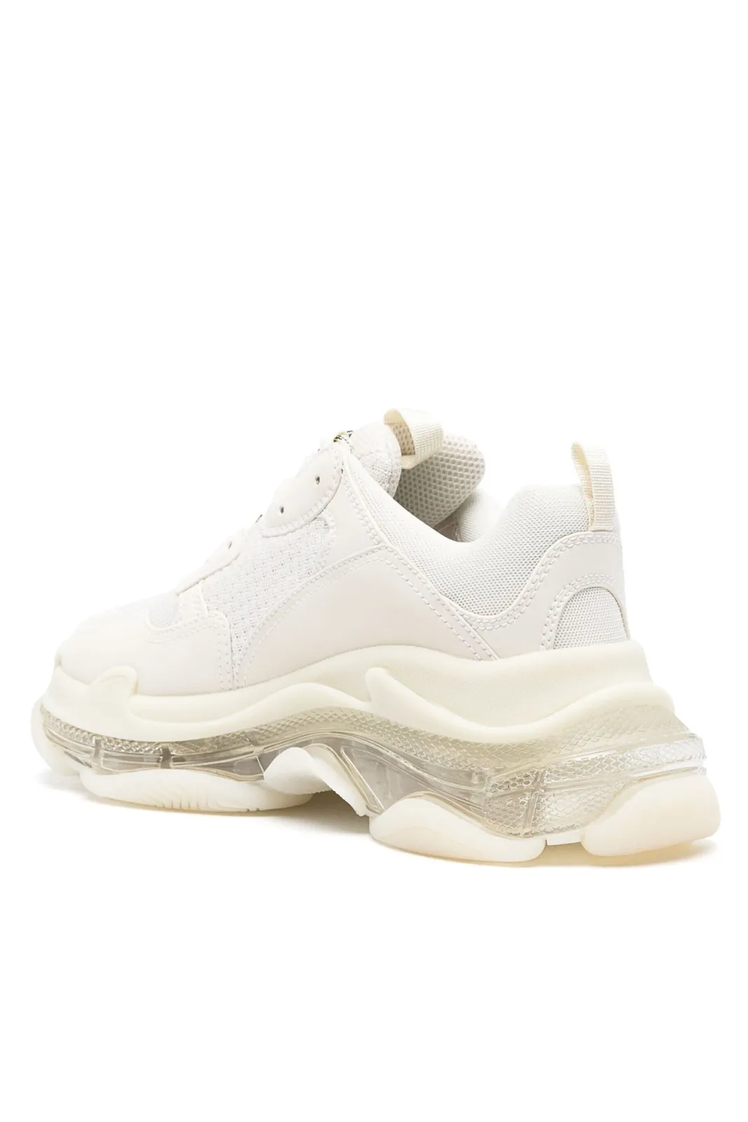 Balenciaga Triple S clear-sole chunky sneakers White