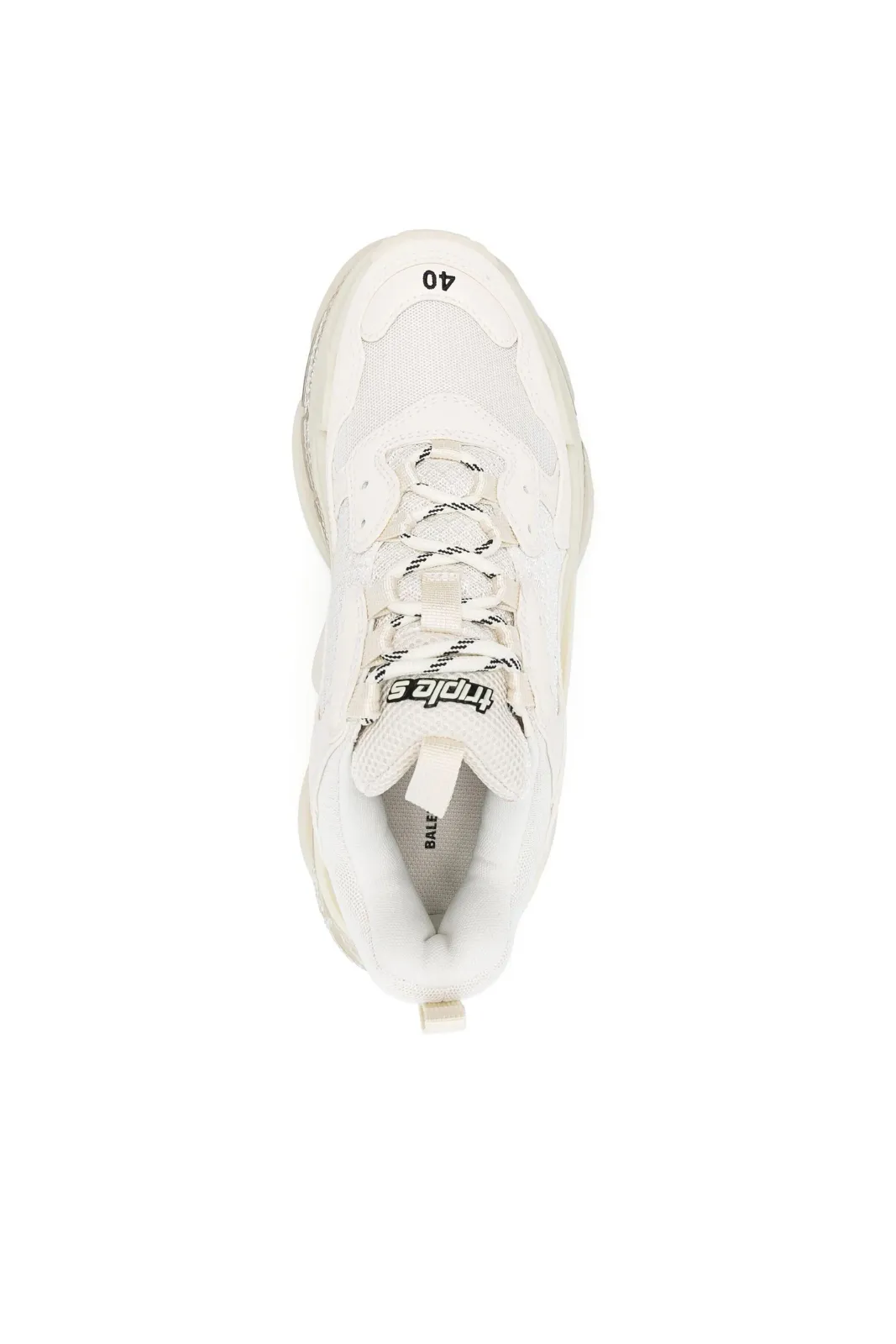 Balenciaga Triple S clear-sole chunky sneakers White