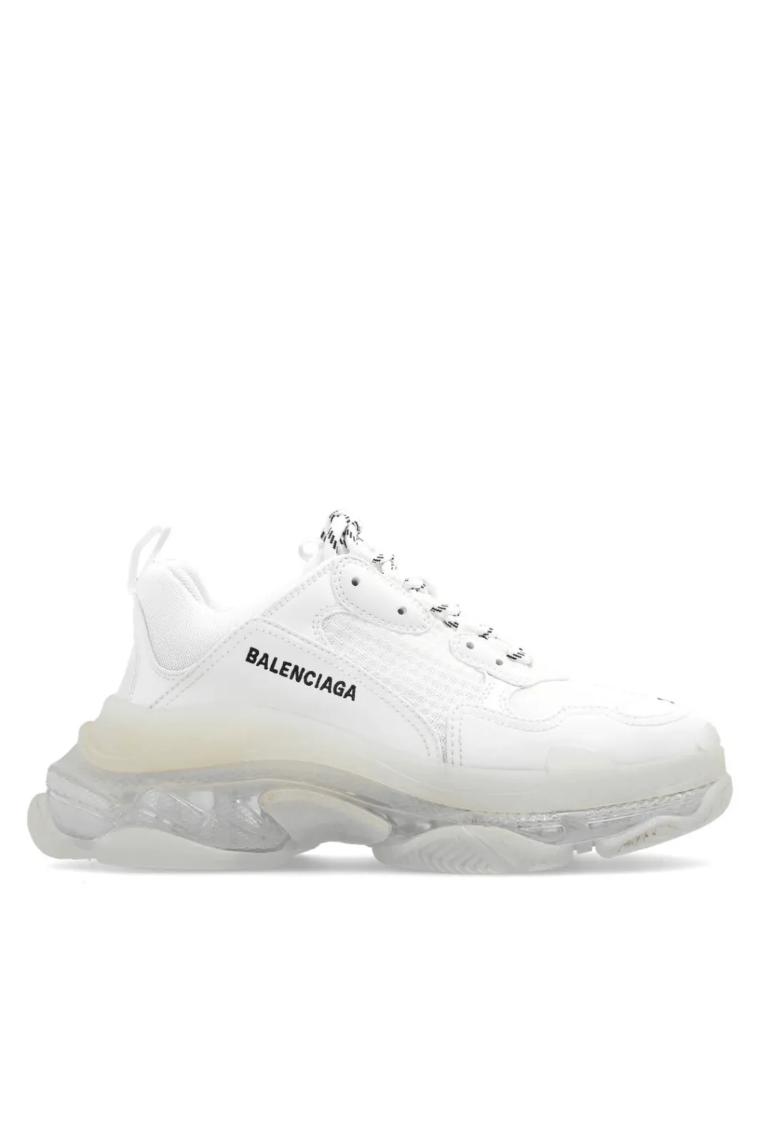 Balenciaga Triple S Lace-Up Sneakers white