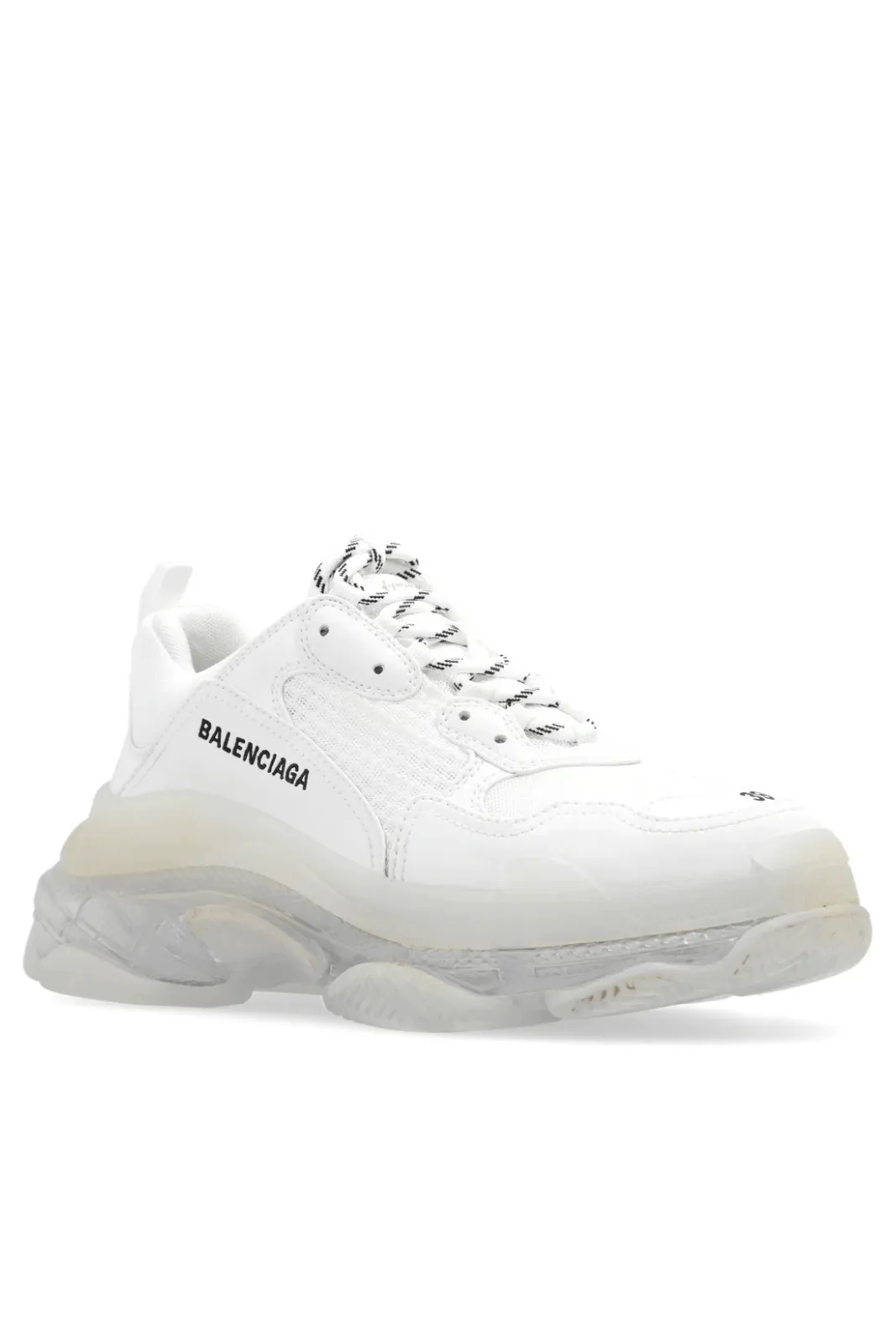 Balenciaga Triple S Lace-Up Sneakers white