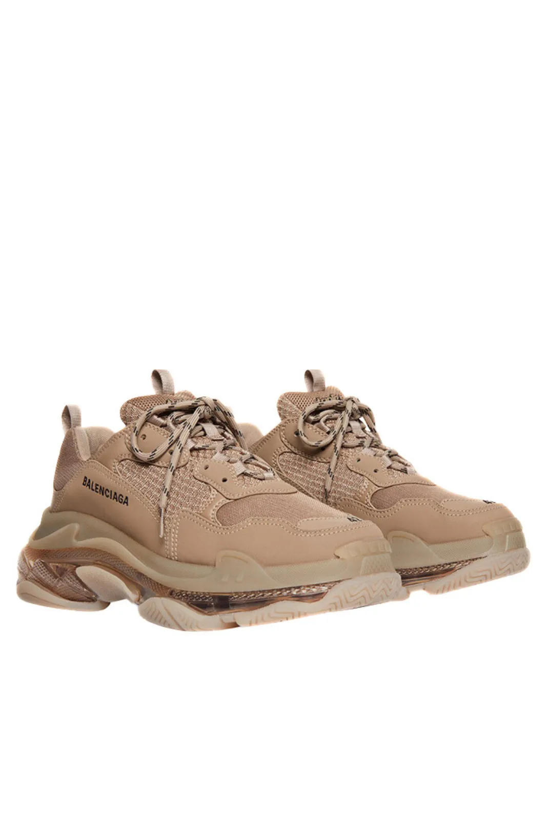 Balenciaga Triple S Sneakers Light Brown Man