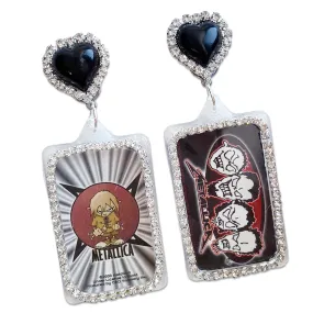 Bedazzled Metallica Vintage Remix Earrings