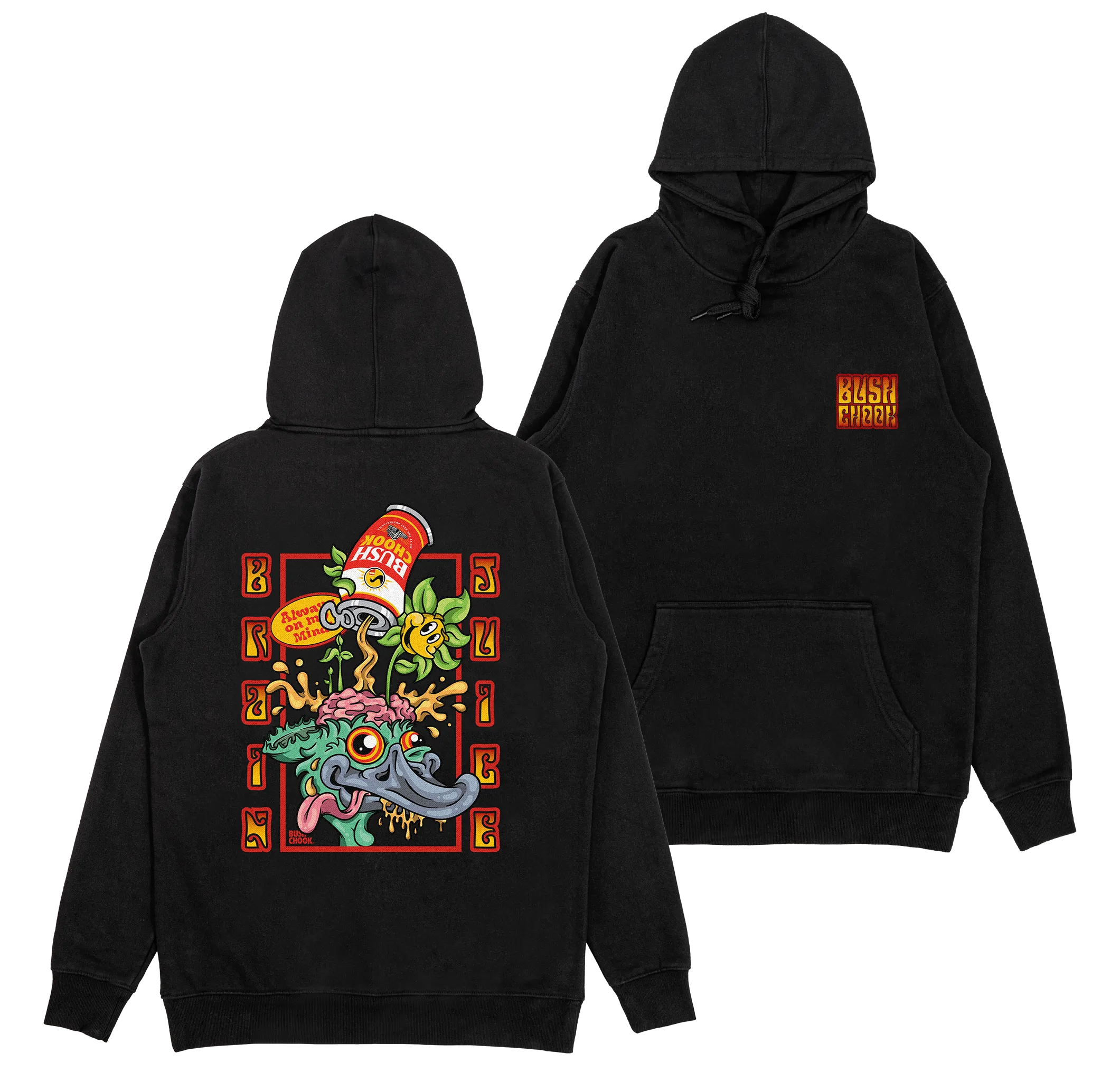 Brain Juice Hoodie Black