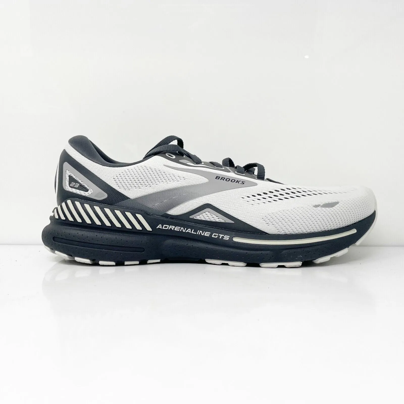 Brooks Mens Adrenaline GTS 23 1103912E065 Gray Running Shoes Sneakers Size 9 2E