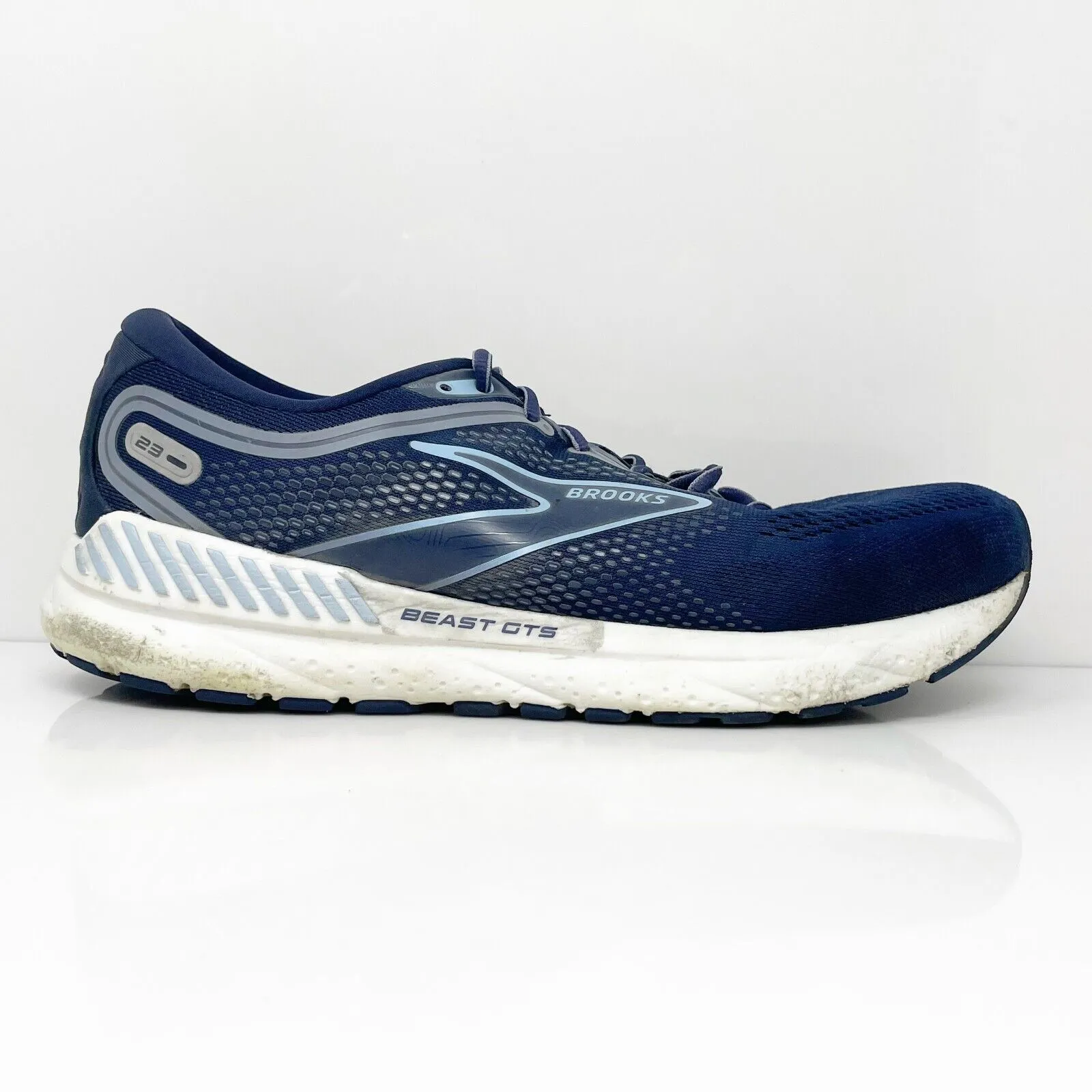 Brooks Mens Beast GTS 23 1104012E495 Blue Running Shoes Sneakers Size 11 2E