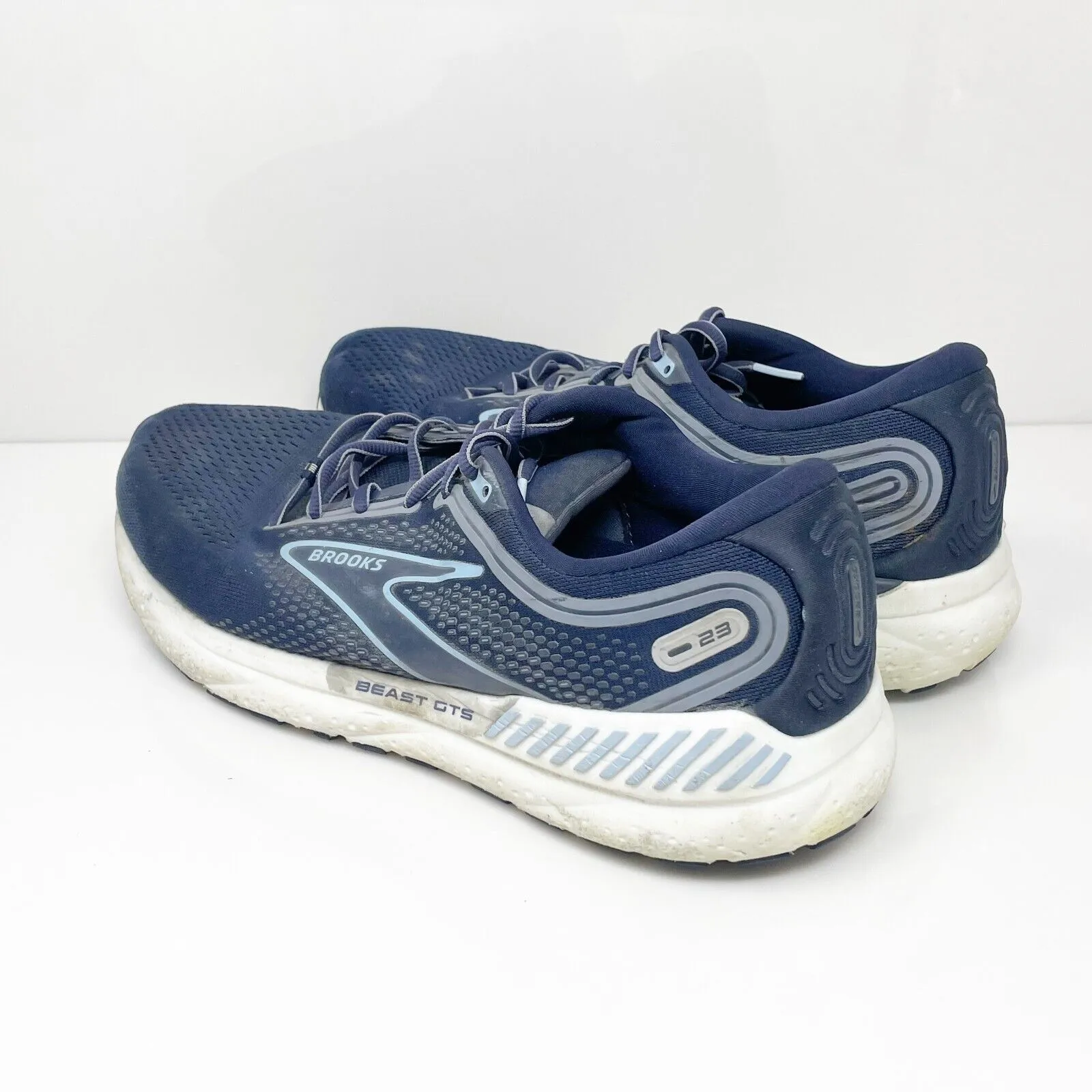 Brooks Mens Beast GTS 23 1104012E495 Blue Running Shoes Sneakers Size 11 2E