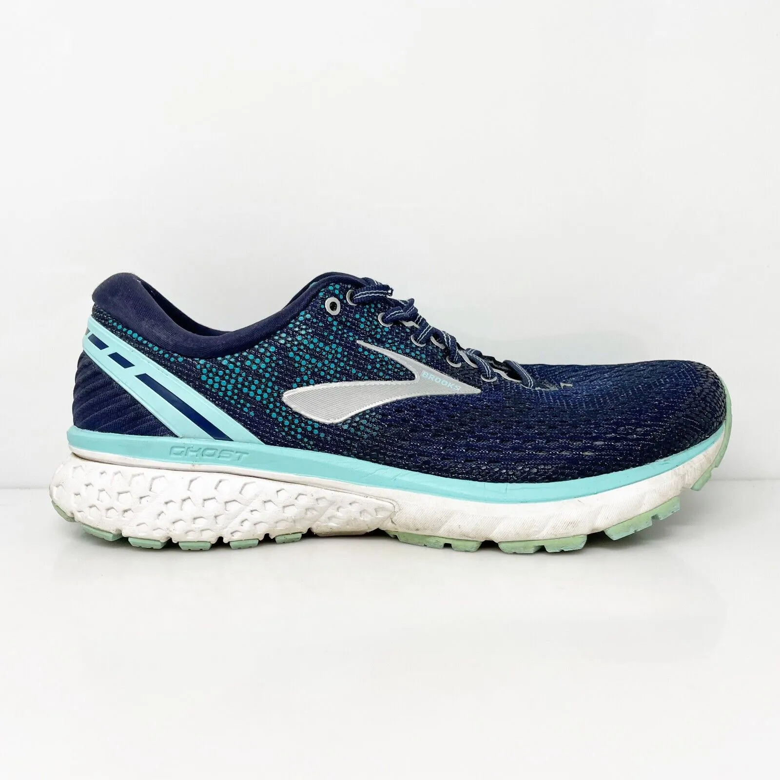 Brooks Womens Ghost 11 1202771D493 Blue Running Shoes Sneakers Size 9 D