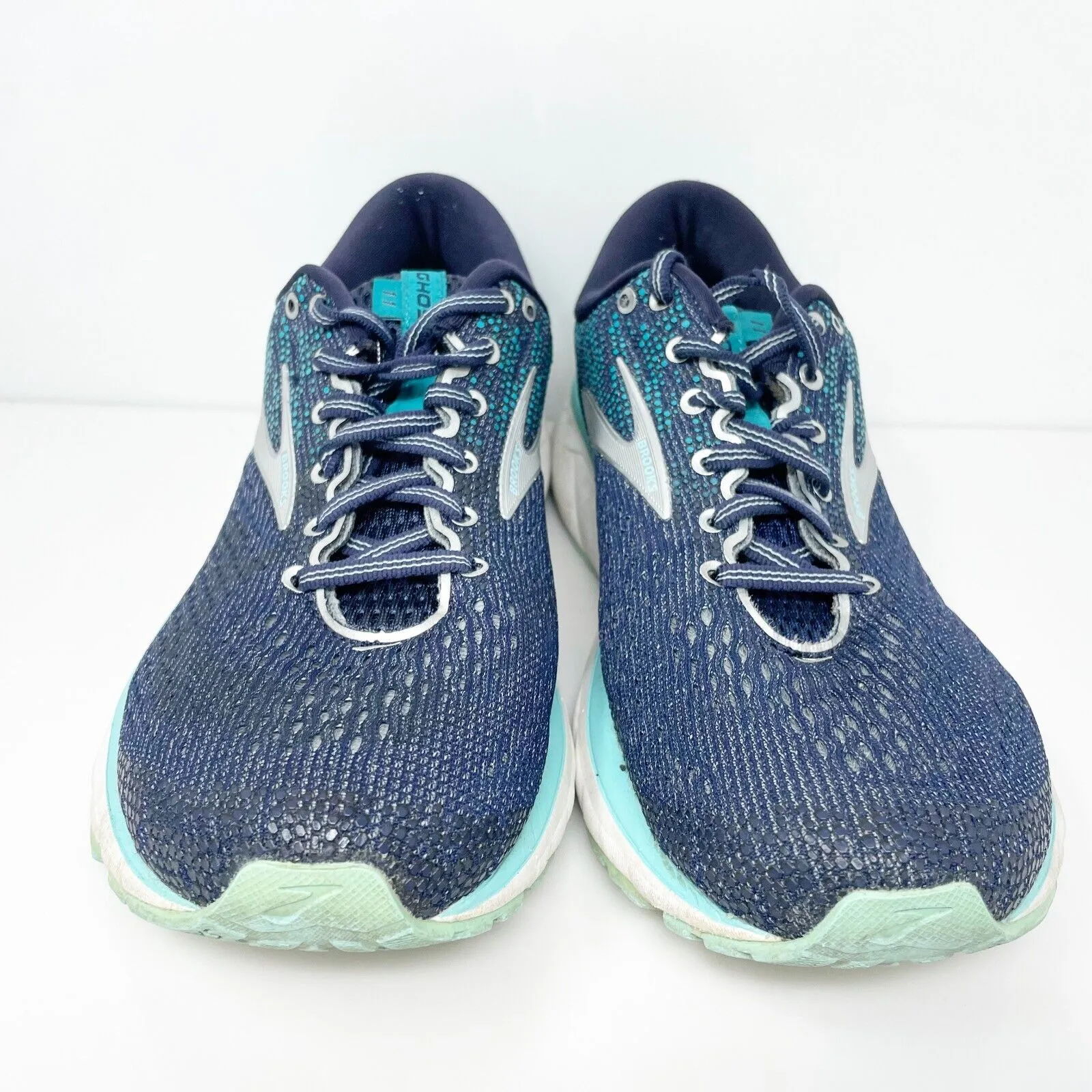 Brooks Womens Ghost 11 1202771D493 Blue Running Shoes Sneakers Size 9 D