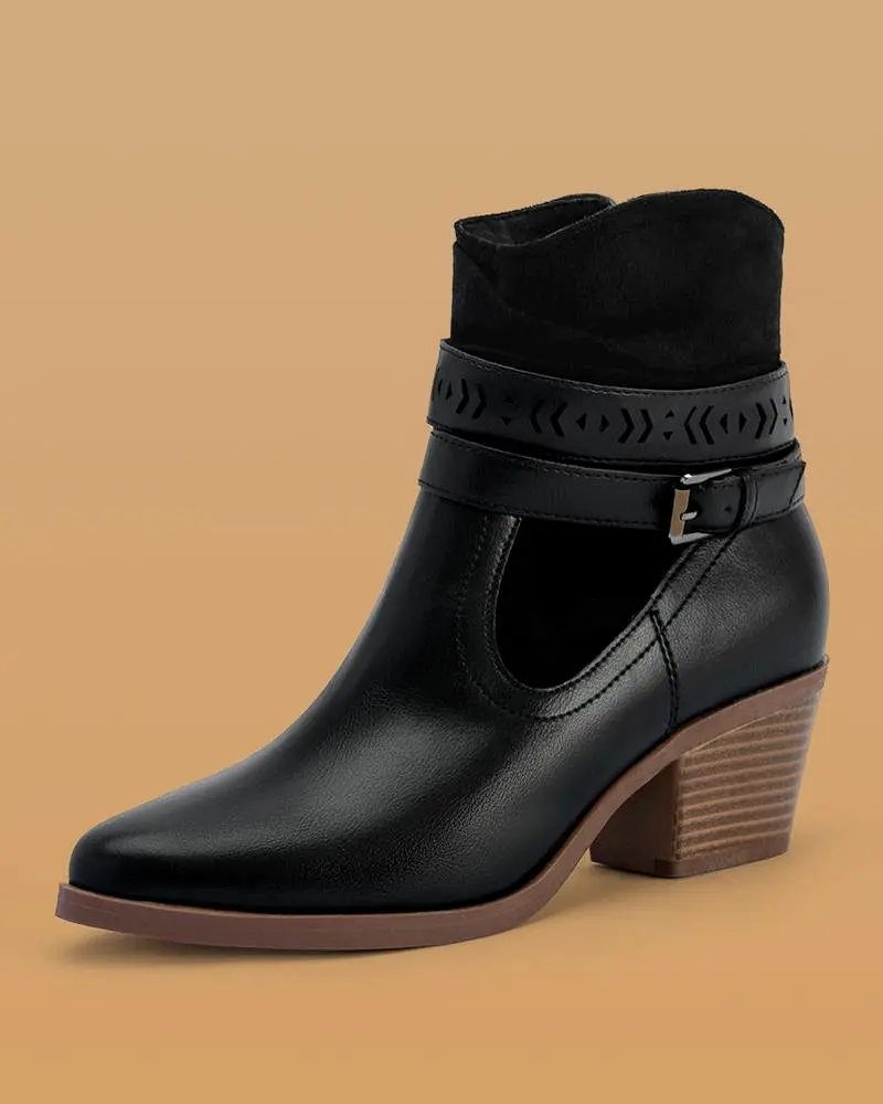 Buckle Ankle Boots