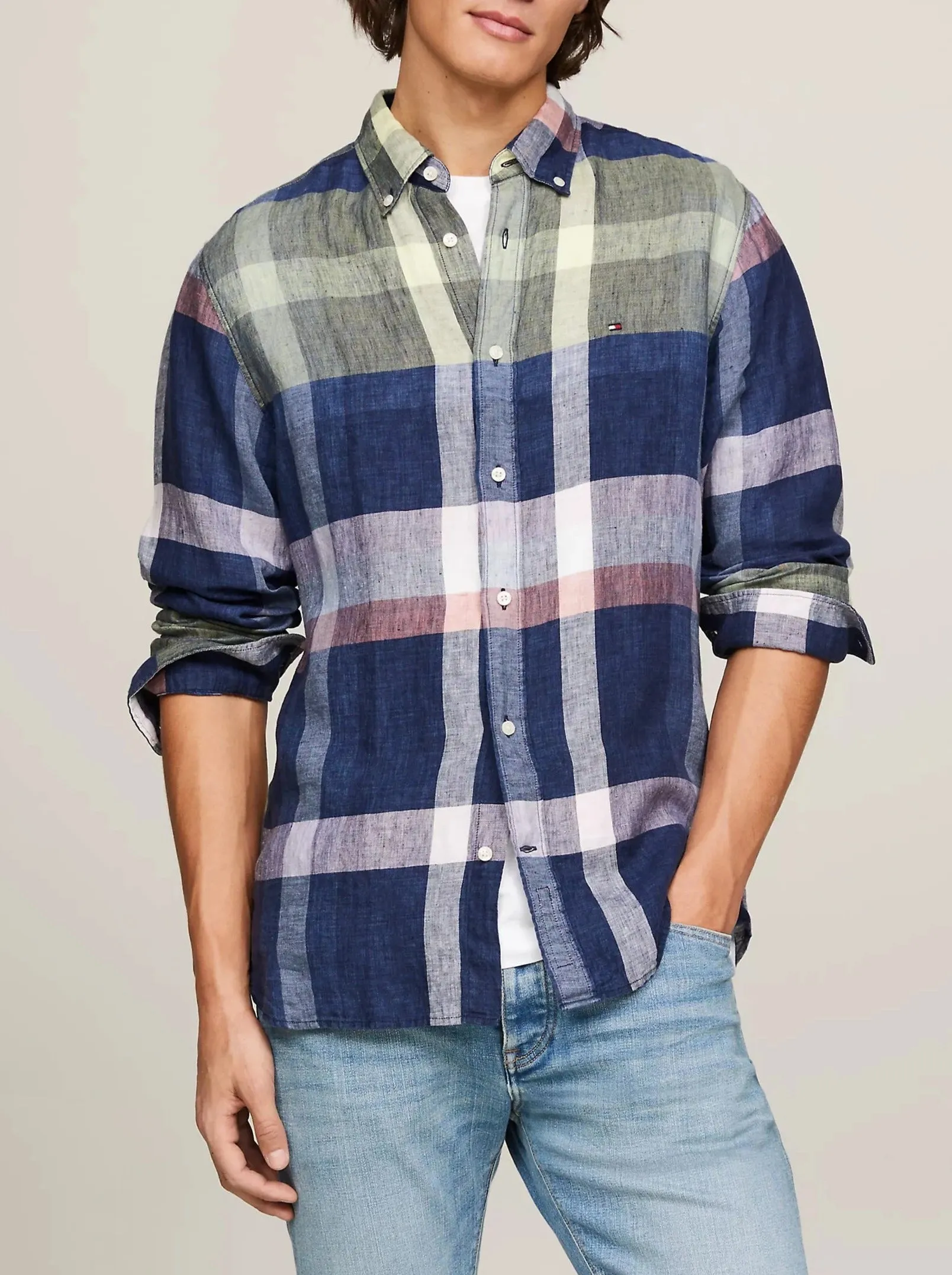 Camicia in lino Regular Fit -TH