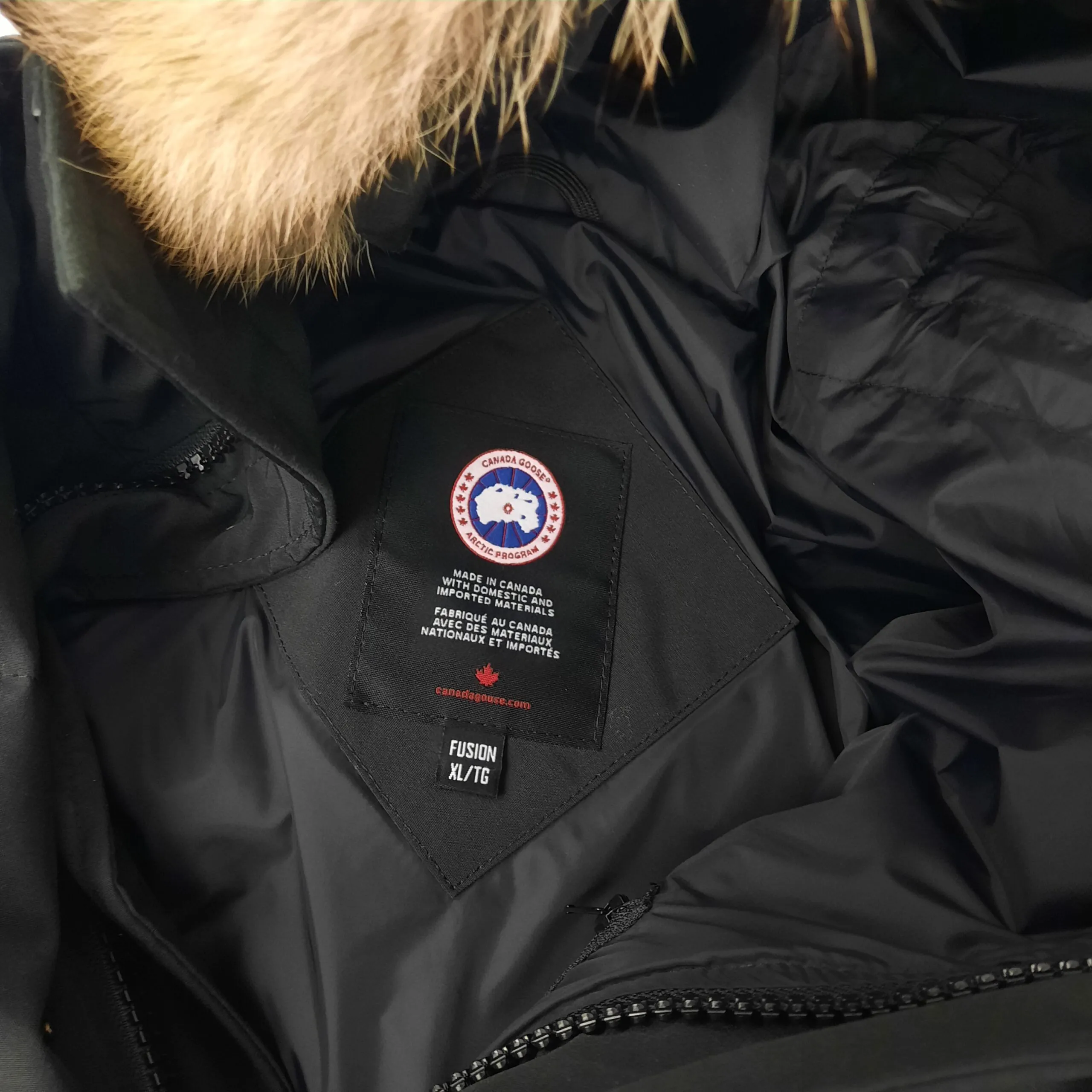 Canada Goose Carson Parka Black XL - Authentic Luxury Designer