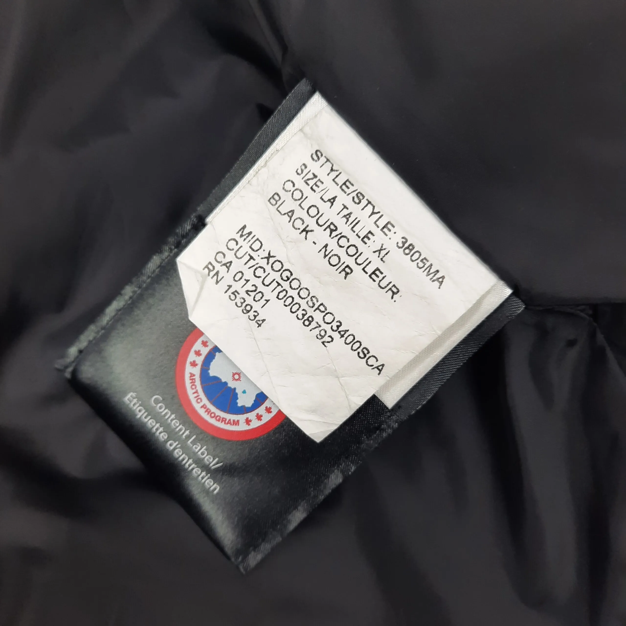 Canada Goose Carson Parka Black XL - Authentic Luxury Designer