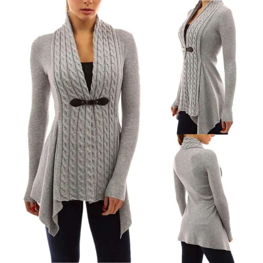 Cardigans Women Sweater Slim Long Sleeve Knitted Outwear Cardigan Casual Autumn Knitwear Sueter Mujer#B12 SM6