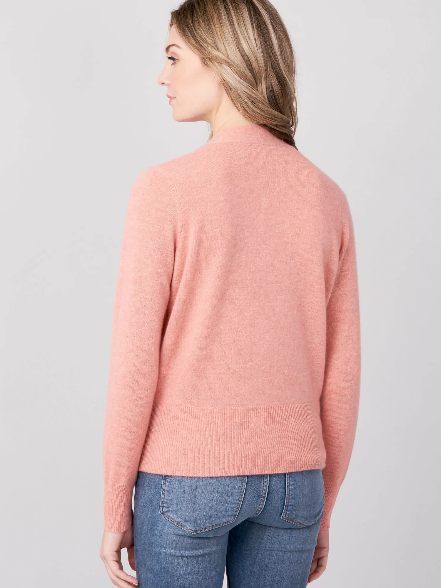 Cashmere Sweater With Wrapped Front