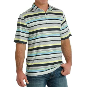 Cinch Men's Multi Stripe Arena Flex Polo