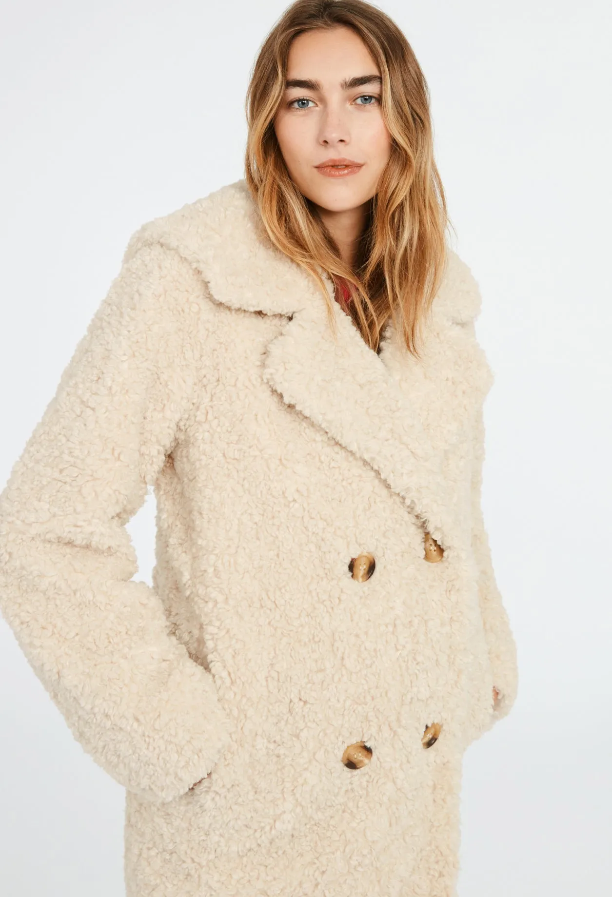 Claudie Pierlot - Outerwear Fabiola - Ecru