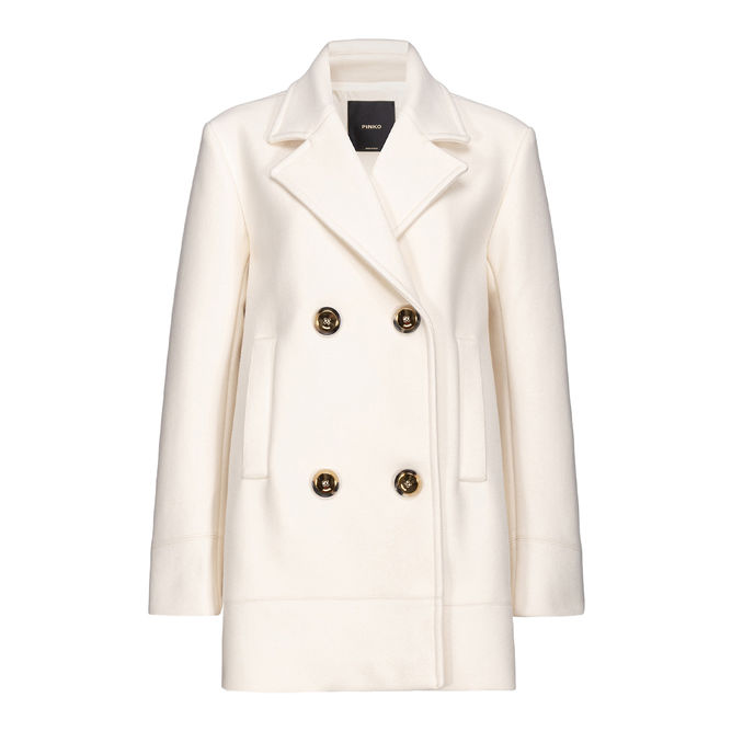 COAT EXPORT CABAN Woman White Ice Cream Vanilla 