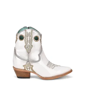 Corral Urban Womens 7In Bootie Cowboy Boots Leather White