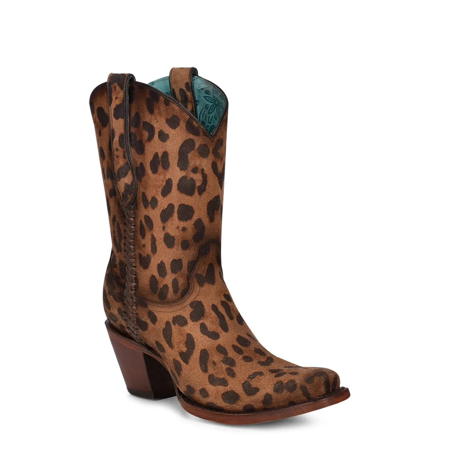 Corral Urban Womens Fashion Cowboy Boots Leather Leopard