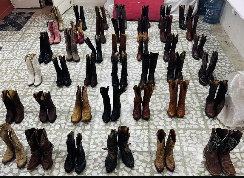 Cowboy boot 45 Pairs Leather Mix Brands