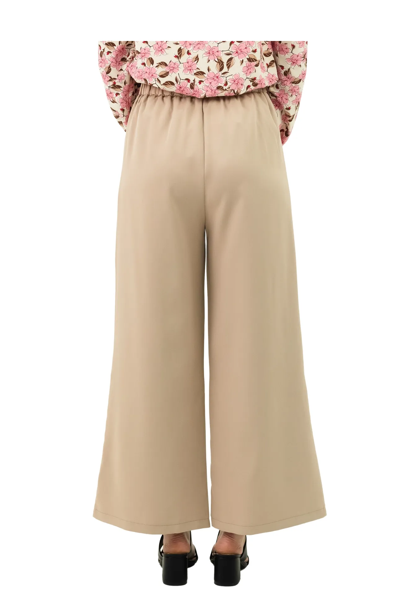 DAISY By VOIR Buttoned Pleated Flare Pants