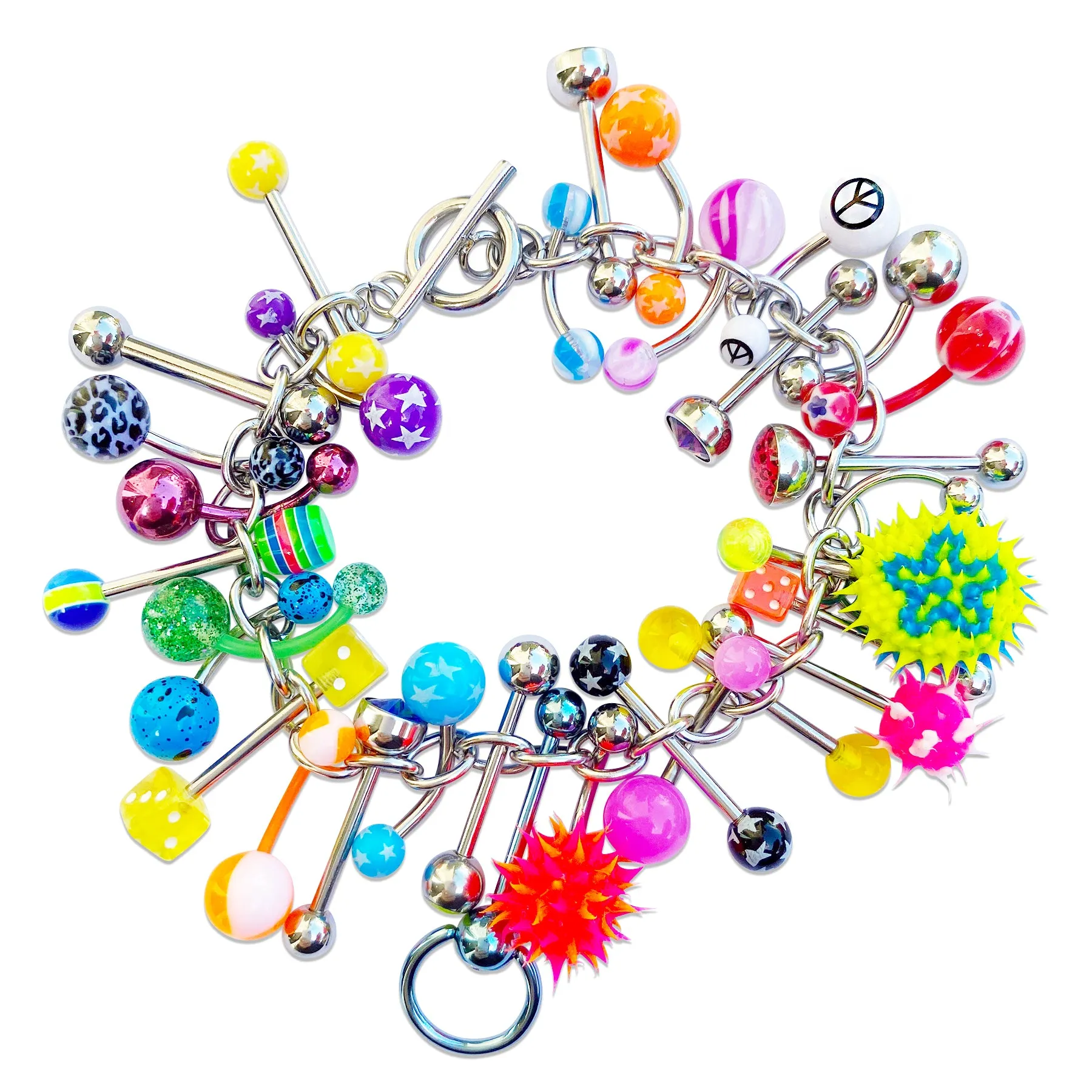 Daisy Piercing Flashback Charm Bracelet