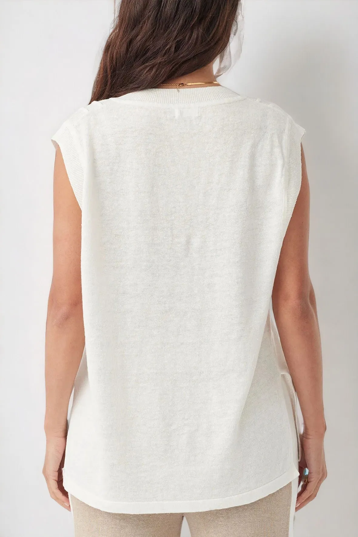 Darcy Vest | Cream