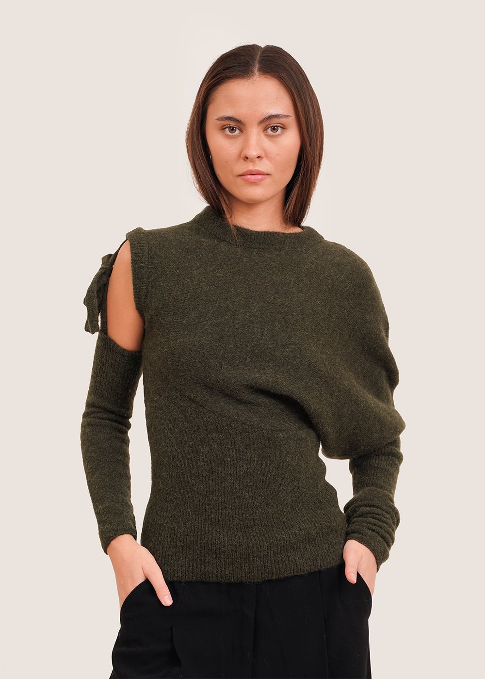 Dark Khaki Carlita Sweater