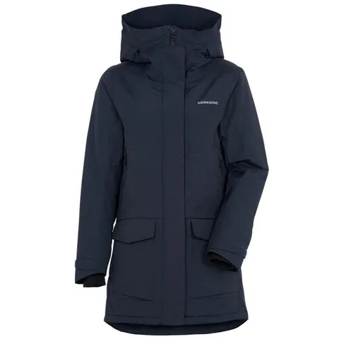 Didriksons Frida 6 Womens Parka - Dark Night Blue