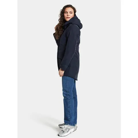 Didriksons Frida 6 Womens Parka - Dark Night Blue