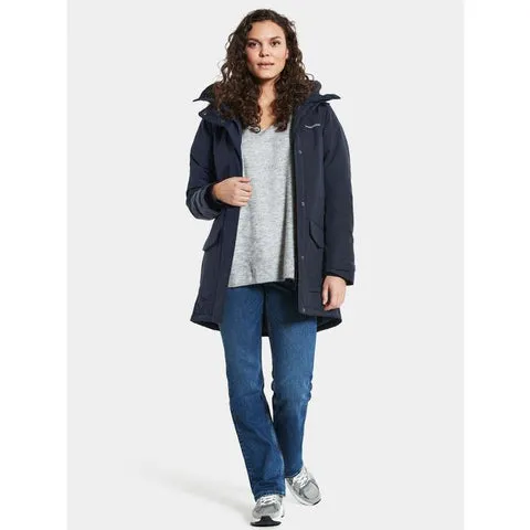 Didriksons Frida 6 Womens Parka - Dark Night Blue