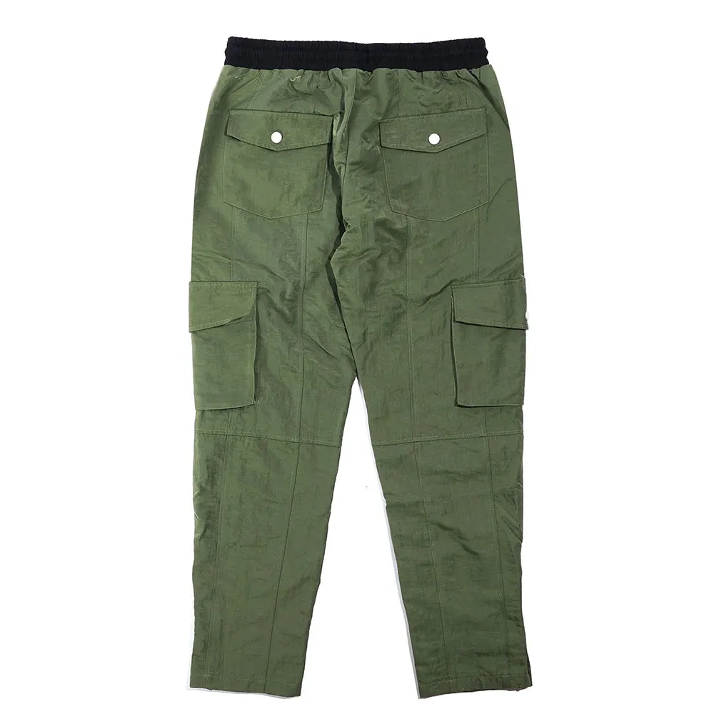 Diet Starts Monday Nylon Cargo Pants - Olive