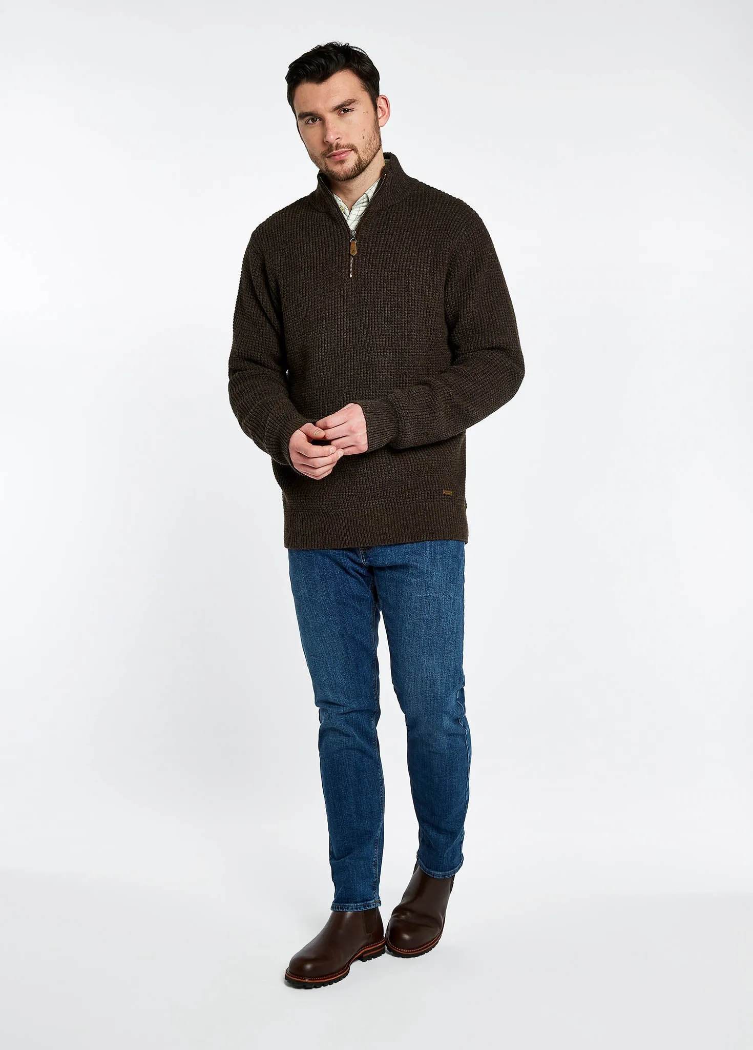 Edgeworth Sweater - Mahogany